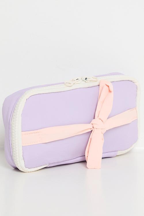 Cosmetic bag - purple & pink