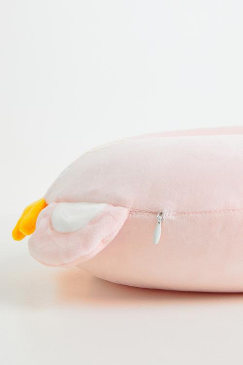 Soft travel pillow - light pink
