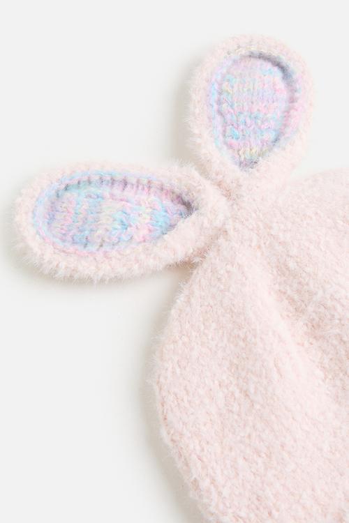 Super soft bunny ear beanie - pastel pink