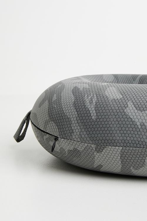 Neck pillow - dark grey camo