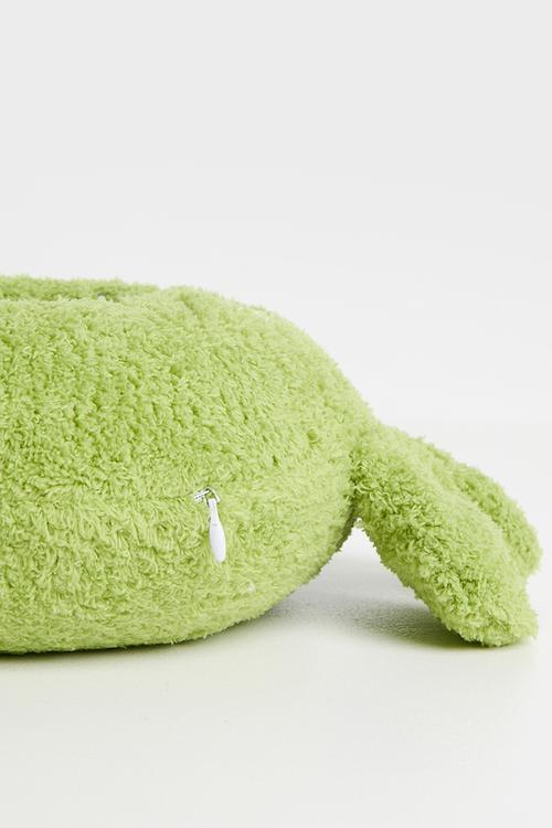 Novelty travel pillow - apple green