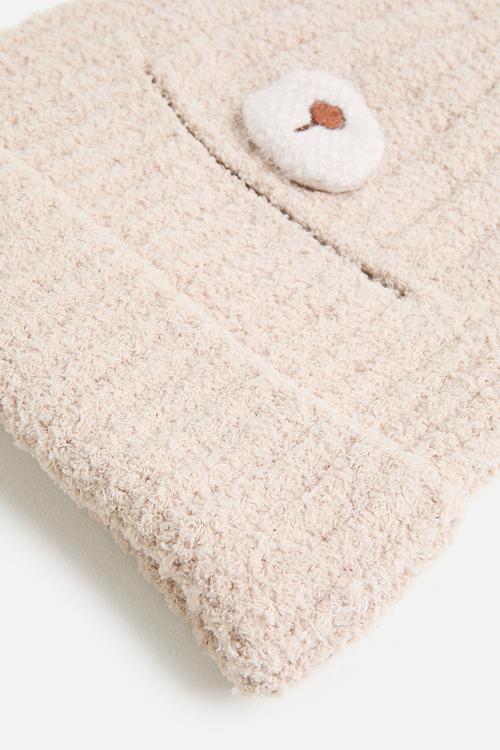 Soft bear beanie - light brown