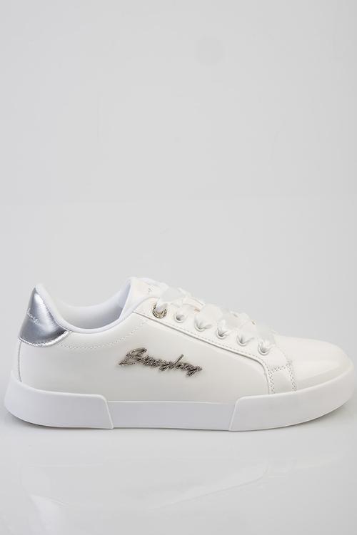 Patent combo bling - white