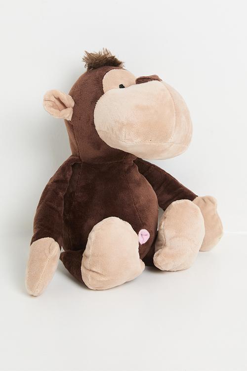 Plush Monkey Doorstop - Brown