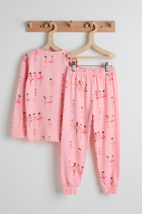 Pj set - pink/ballerinas
