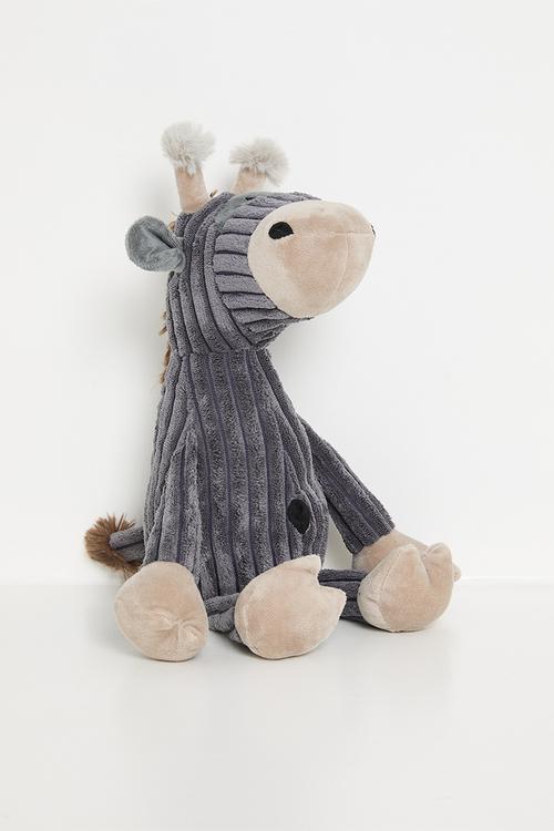 Plush Raffie Doorstop - Grey