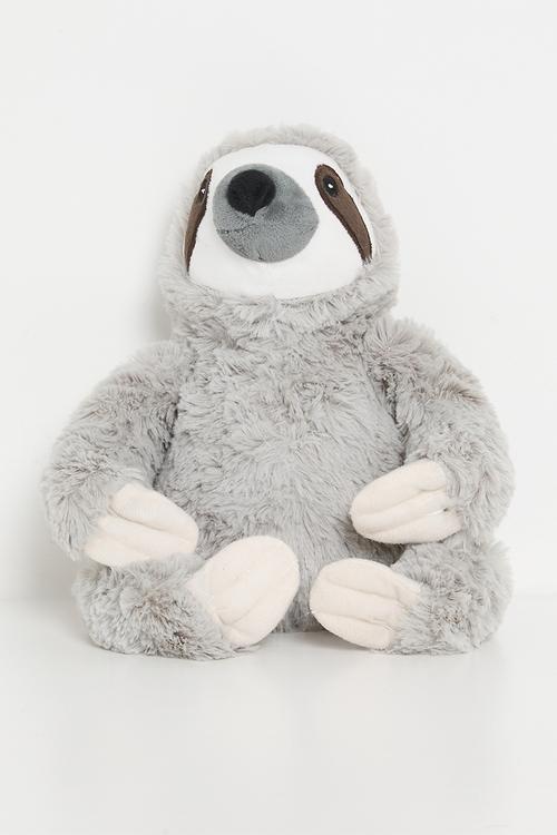 Plush Sloth Doorstop - Grey