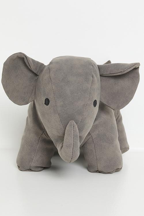 Plush Ellie Doorstop - Charcoal