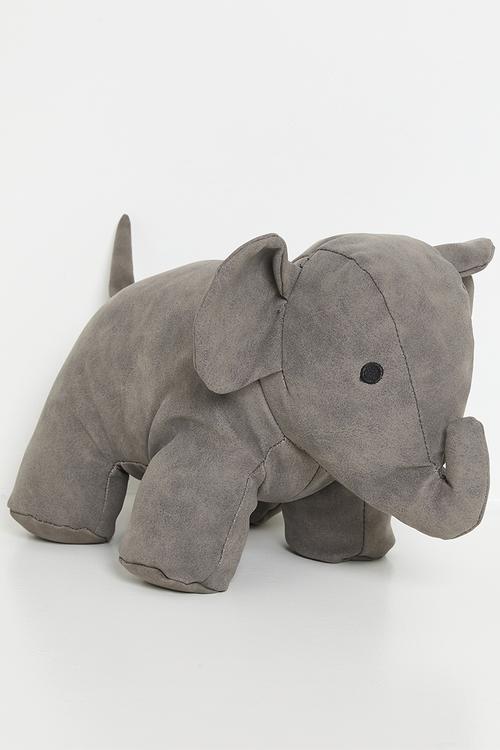 Plush Ellie Doorstop - Charcoal