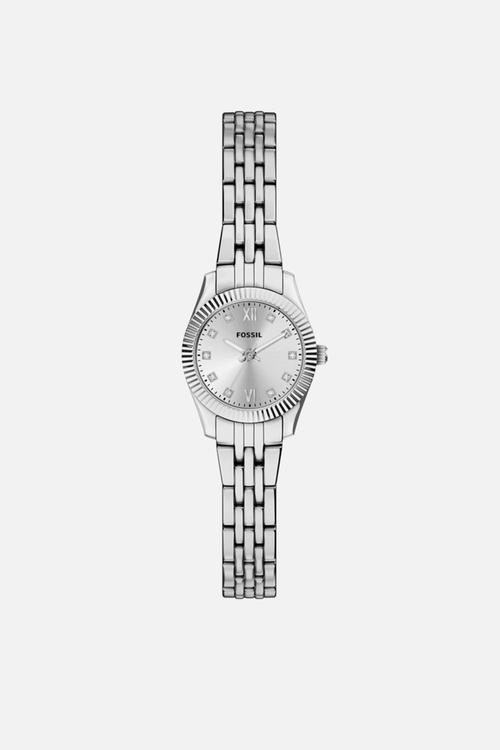 Scarlette Mini Three-Hand Watch - Silver