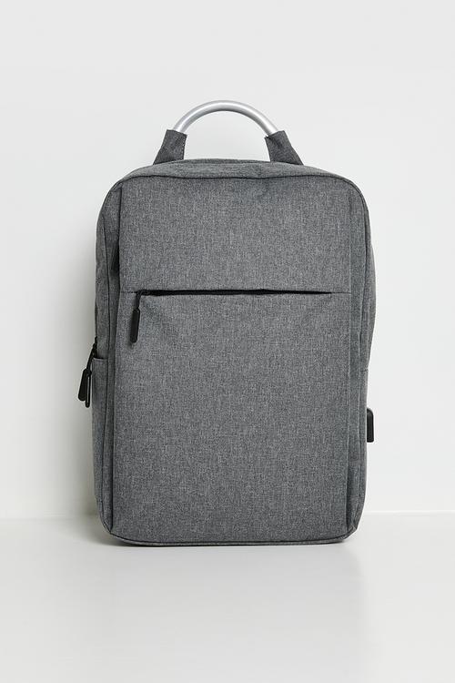 Rectangular backpack - grey