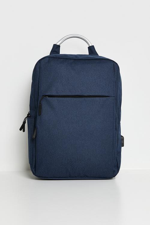Rectangular backpack - navy