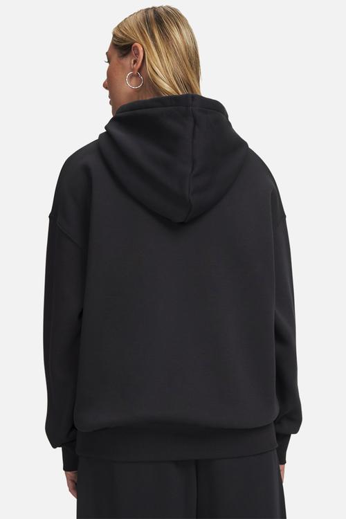 UA Icon Fleece OS Hoodie - Black/White