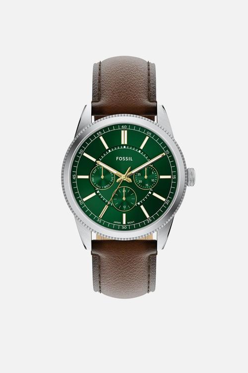 Pearson Multifunction  Watch - Silver/Brown