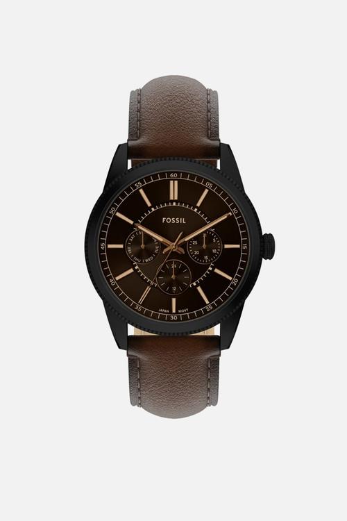 Pearson Multifunction  Watch - Black/Brown