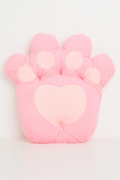 Super soft paw cushion - pink