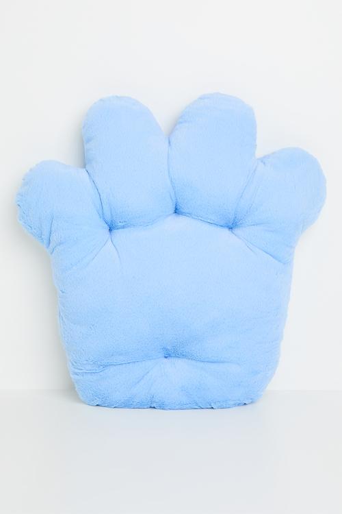 Super soft paw cushion - blue & pink