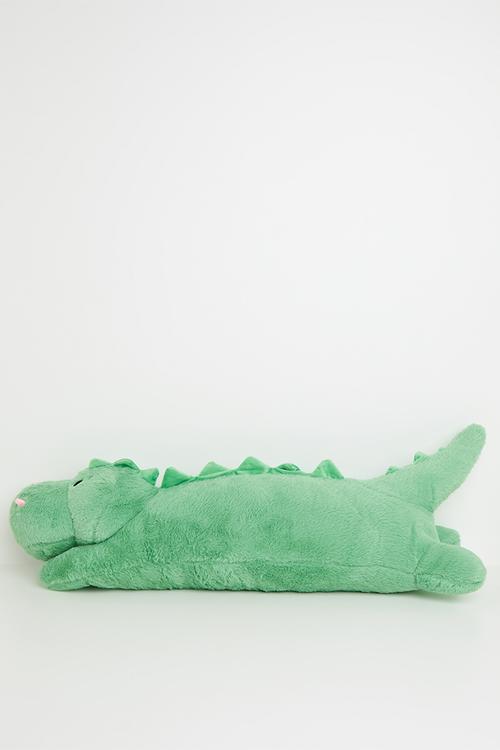 Super soft plush cushion - medium green