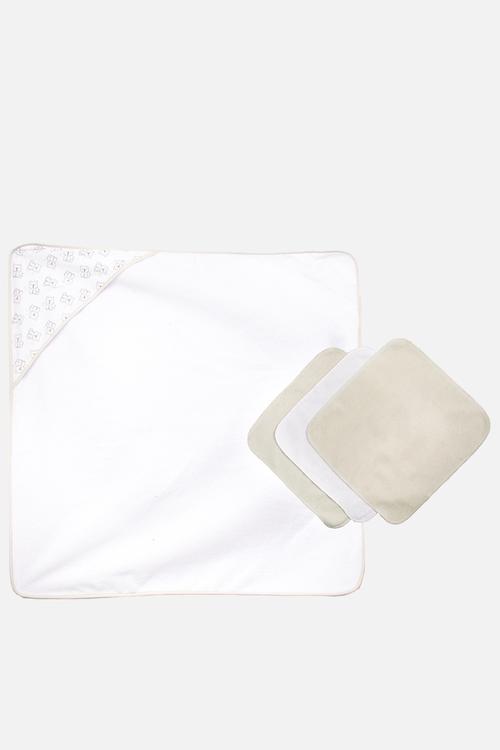 Bear Bath Time Gift Set - grey