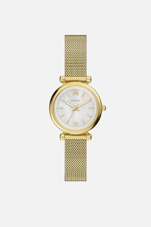 Carlie Mini Three-Hand  Watch -  Gold