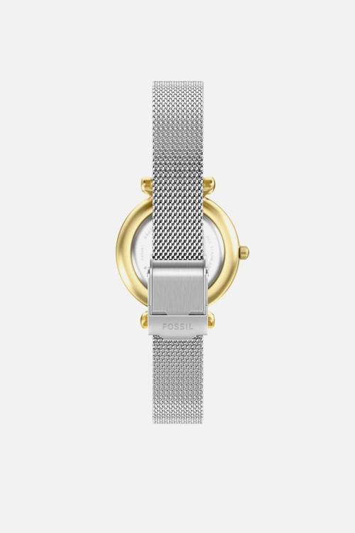 Carlie Mini Three-Hand  Watch -  Silver/Gold