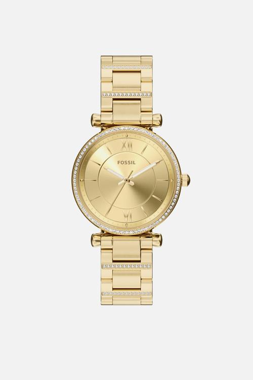 Carlie Three-Hand  Watch - Gold