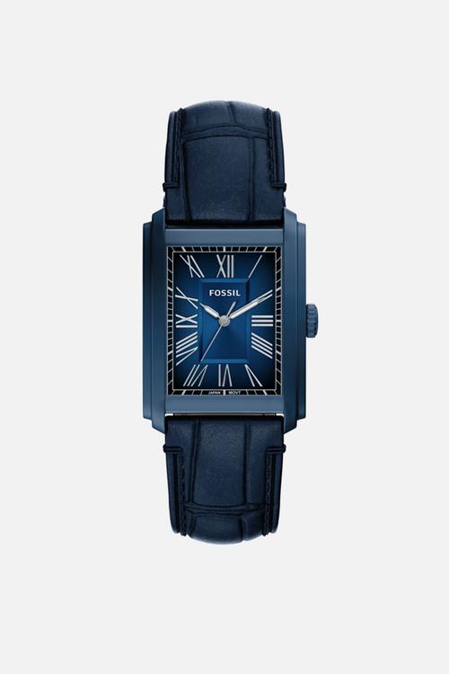 Carraway Three-Hand Croco  Watch - Navy