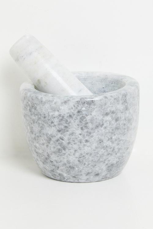 Lia marble pestle & mortar - Grey