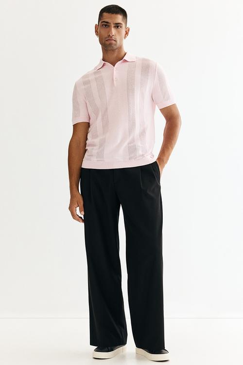 Regular fit polo shirt - light pink