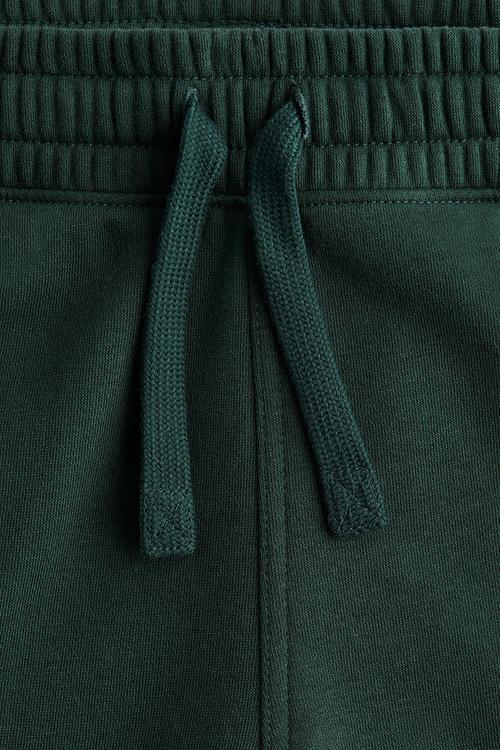 Cotton sweatshirt joggers - forest green