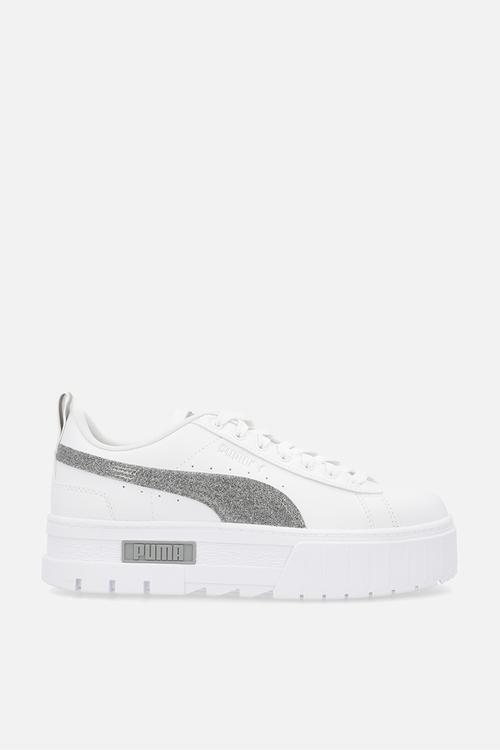 Mayze glitter junior puma - white/silver