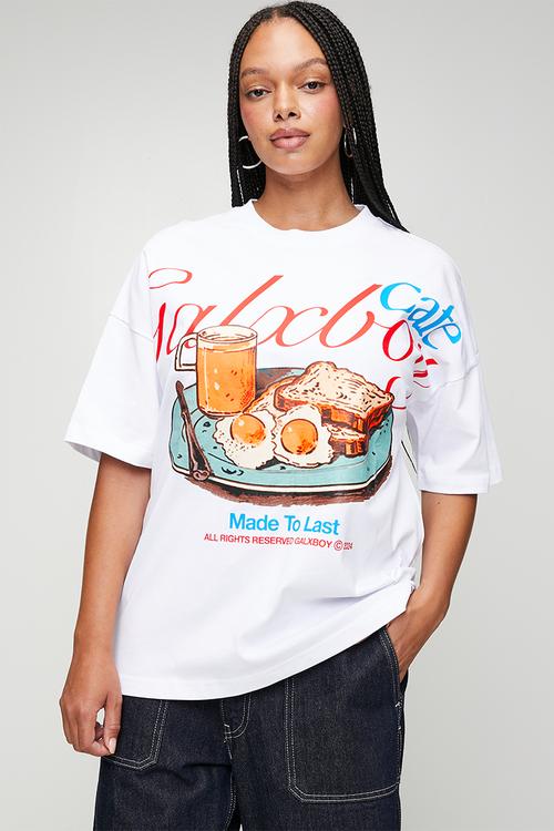 CAFÉ T-SHIRT  - WHITE