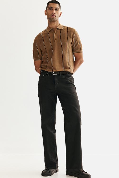 Regular fit polo shirt - dark beige