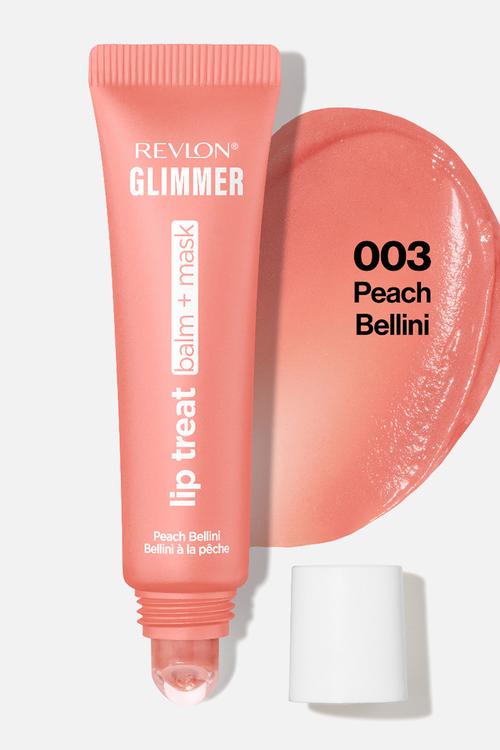 Glimmer Lip Treat Balm + Mask - Peach Bellini