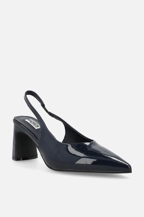 Odette slingback heel - navy blue