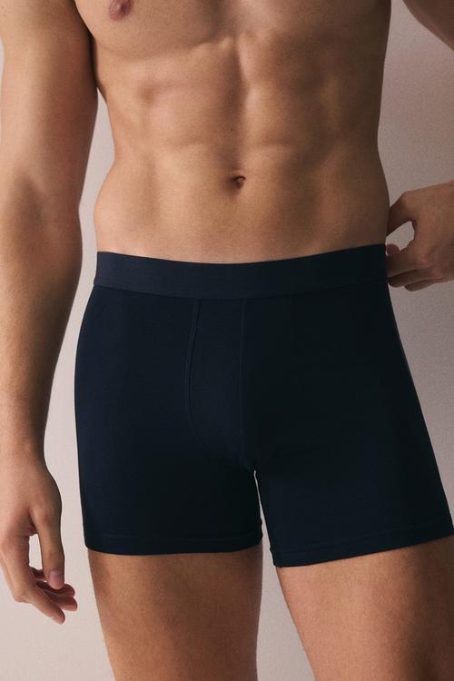 3-pack mid trunks with lycra® - green