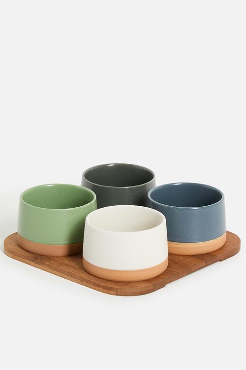 Mila bowls set of 4 on board - Multi