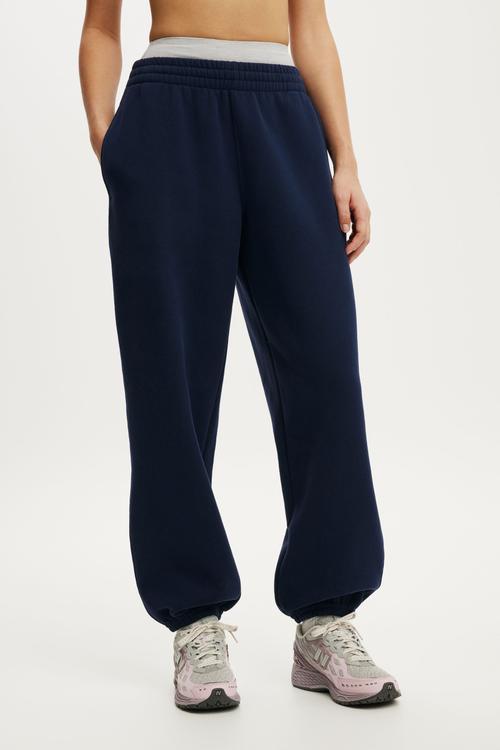 Plush Boyfriend Jogger - Prep Sport Navy