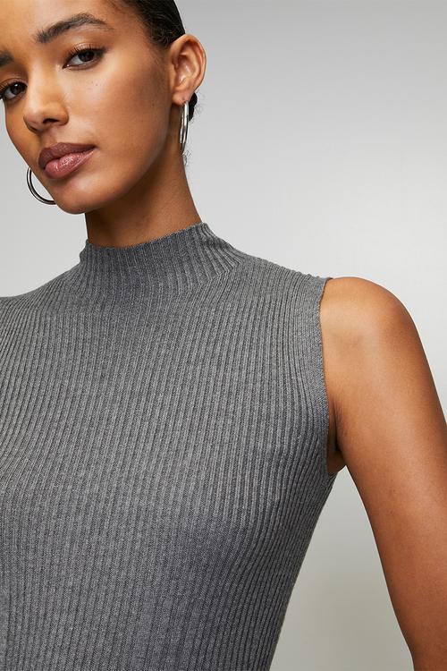 Eco Julia Seamless Sweater Dress - Medium Charcoal Heather