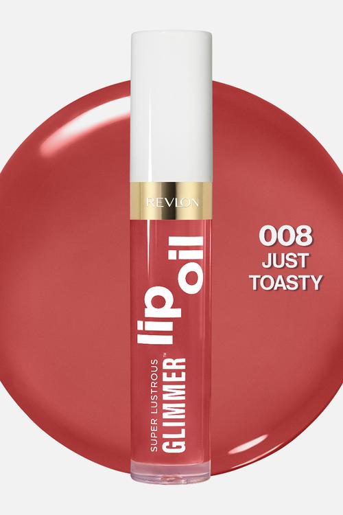 Super Lustrous Glimmer Lip Oil - Just Toasty