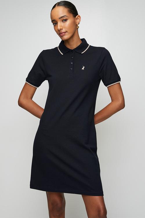 Wmn Leah Golfer Dress - Navy