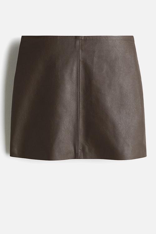 Mini skirt - dark brown