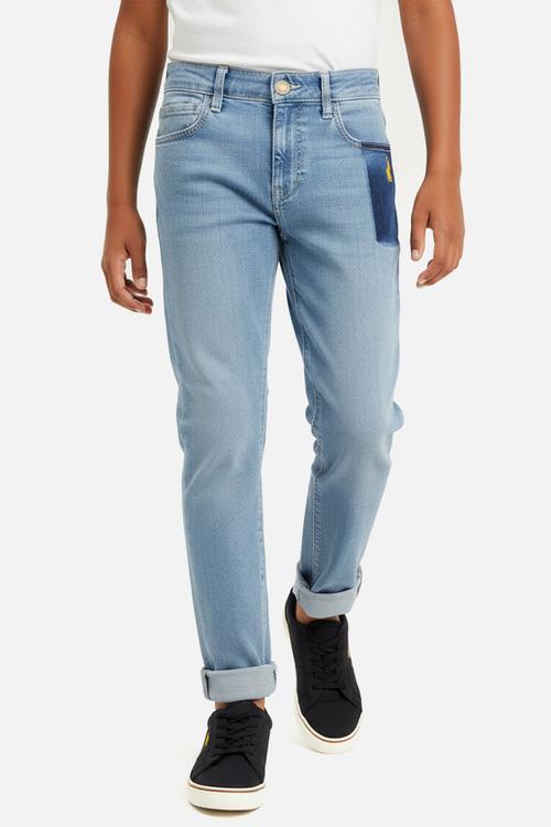 Faye barrel leg jean - light wash