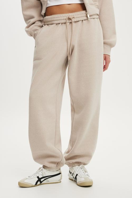 Plush Boyfriend Jogger - Sesame Marle