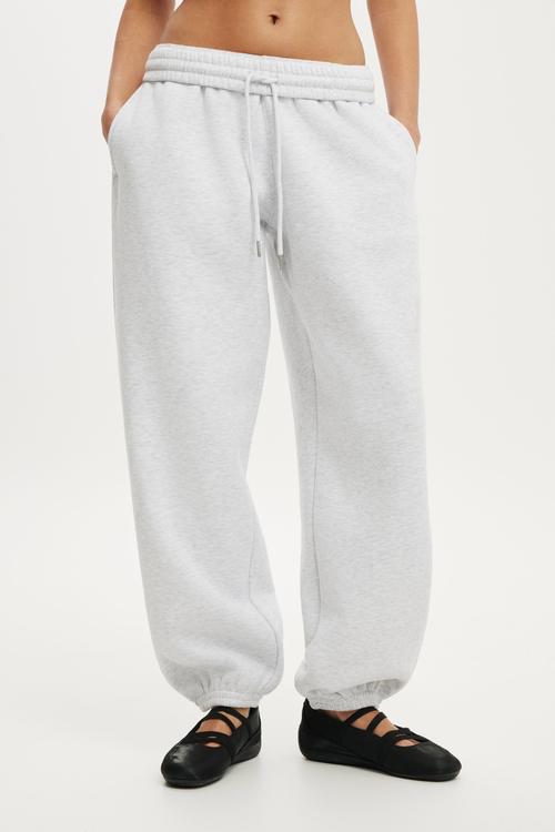 Plush Boyfriend Jogger - Cloudy Grey Marle
