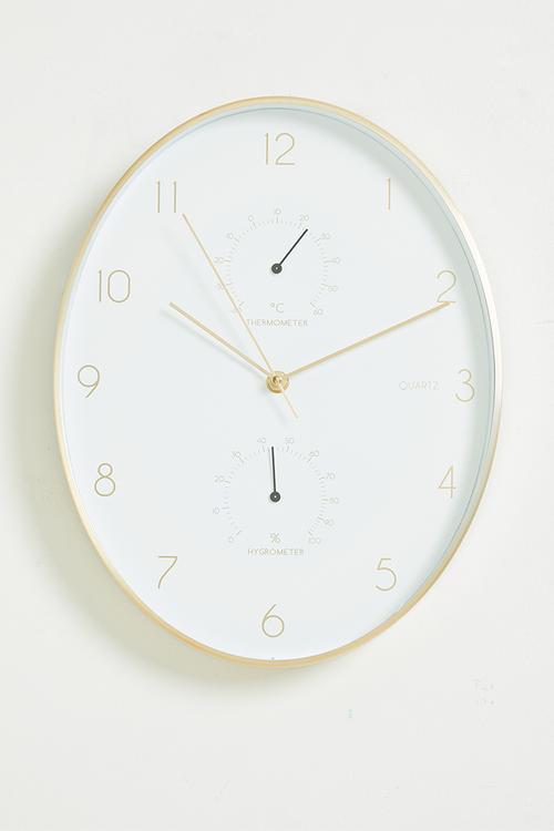 Multi Wall Clock - White