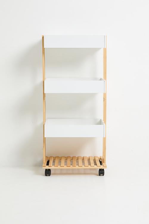 Storage Rack Trolley - Natural
