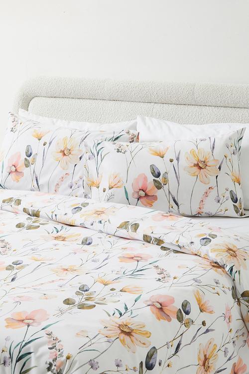 Wildflower cotton blend Duvet set -Multi