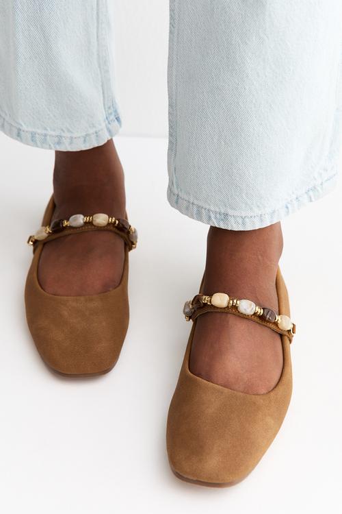 Jasmine pump - tan