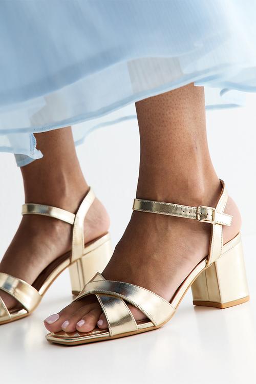 Zaffina 2 heel - gold